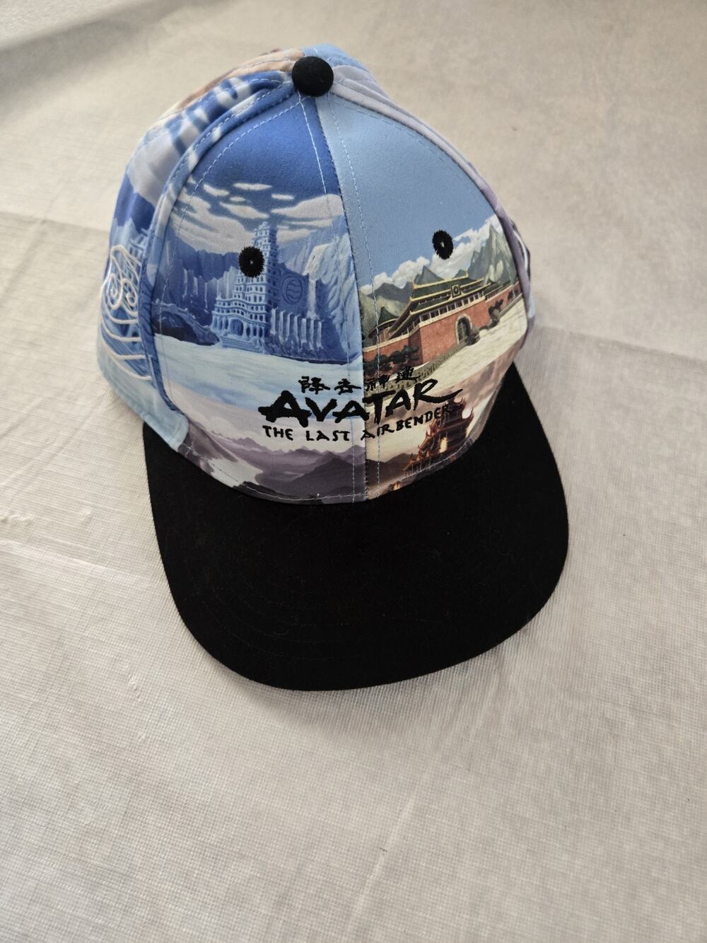 AVATAR THE LAST AIRBENDER FOUR ELEMENTS SNAPBACK HAT.